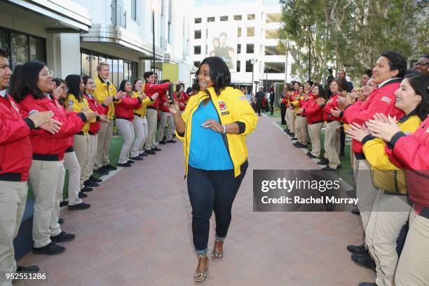 Octavia Spencer attends City Year Los Angeles' Spring Break: Destination Education at Sony Studios on April 28, 2018 in Los Angeles, California.