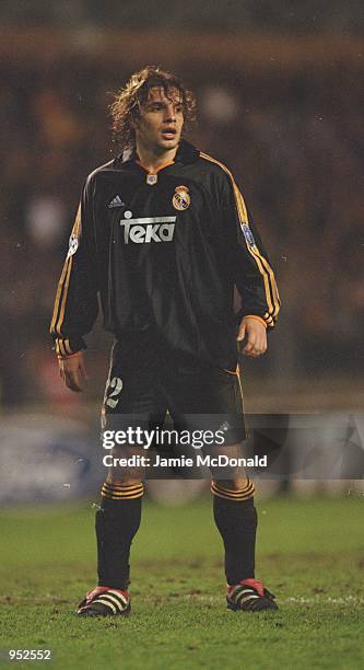 Alberto Rivera of Real Madrid in action during the UEFA Champions League Group D match against Anderlecht played at the Stade Vanden Stock, in...