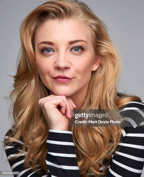 Natalie Dormer of the film Picnic at Hanging Rock poses for a portrait during the 2018 Tribeca Film Festival at Spring Studio on April 28, 2018 in...