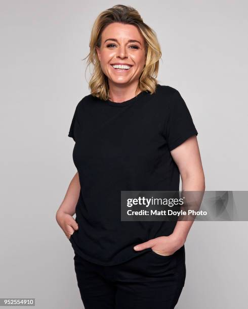 Director Larysa Kondrack of the film Picnic at Hanging Rock poses for a portrait during the 2018 Tribeca Film Festival at Spring Studio on April 28,...