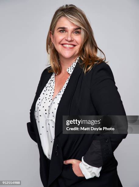 Executive Producer Jo Porter of the film Picnic at Hanging Rock poses for a portrait during the 2018 Tribeca Film Festival at Spring Studio on April...