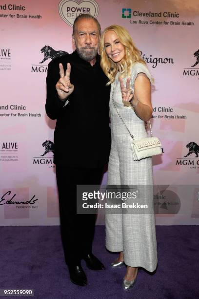 John Paul DeJoria and Eloise Broady attends the 22nd annual Keep Memory Alive 'Power of Love Gala' benefit for the Cleveland Clinic Lou Ruvo Center...