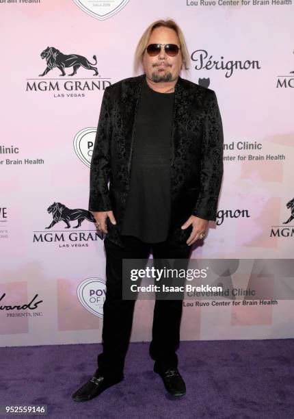 Vince Neil attends the 22nd annual Keep Memory Alive 'Power of Love Gala' benefit for the Cleveland Clinic Lou Ruvo Center for Brain Health at MGM...