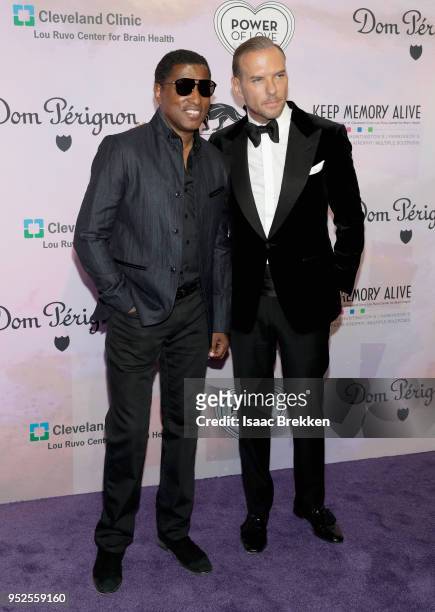 Kenneth "Babyface" Edmonds and Matt Goss attend the 22nd annual Keep Memory Alive 'Power of Love Gala' benefit for the Cleveland Clinic Lou Ruvo...