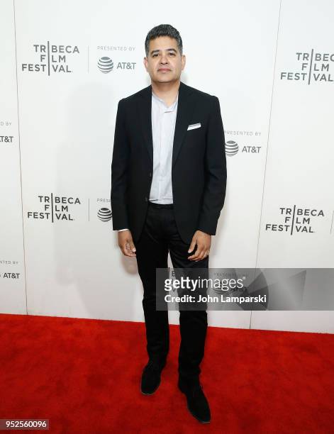 Vinnie Malhotra attends 2018 Tribeca Film Festival closing night screening of "The Fourth Estate" at BMCC Tribeca PAC on April 28, 2018 in New York...
