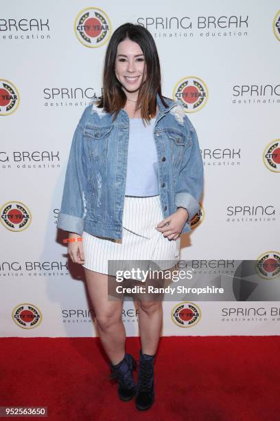 Jillian Rose Reed attends City Year Los Angeles' Spring Break: Destination Education at Sony Studios on April 28, 2018 in Los Angeles, California.