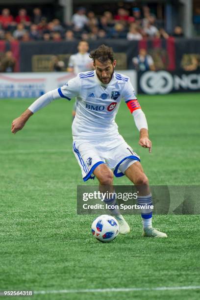 Ignacio Piatti of Montreal Impact during an MLS regular season game between the Montreal Impact and Atlanta United at Mercedes-Benz Stadium in...