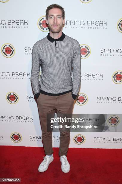 Thomas Middleditch attends City Year Los Angeles' Spring Break: Destination Education at Sony Studios on April 28, 2018 in Los Angeles, California.