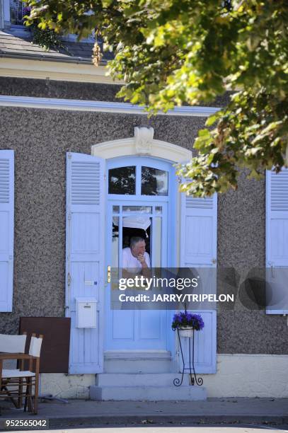 Typical fisherman's house of Le Crotoy, Baie de Somme and Cote d'Opale area, Somme department, Picardie region, France.