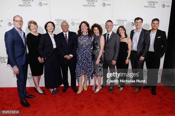 David Nevins, Elisabeth Bumiller, Ann Curry, Dean Baquet, Liz Garbus, Jenny Carchman, Justin Wilkes Julie Davis, Mark Mazzetti and Vinnie Malhotra...