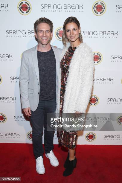 Glenn Howerton and Jill Latiano attend City Year Los Angeles' Spring Break: Destination Education at Sony Studios on April 28, 2018 in Los Angeles,...