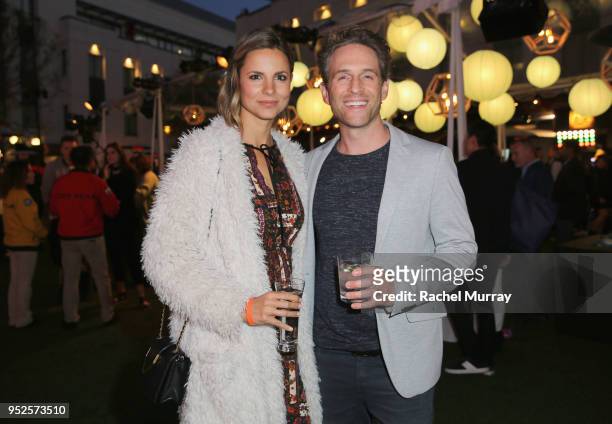Jill Latiano and Glenn Howerton attend City Year Los Angeles' Spring Break: Destination Education at Sony Studios on April 28, 2018 in Los Angeles,...