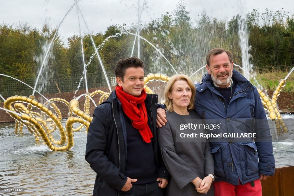 Jean-Michel Othoniel, Catherine Pégard, Louis Benech