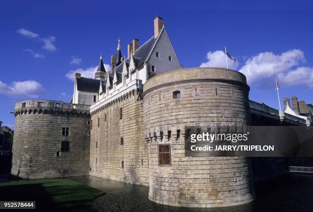 Tour du Port, Chateau des Ducs de Bretagne, Nantes, departement Loire-Atlantique, region Pays de Loire, France Harbour tower, Ducs de Bretagne...