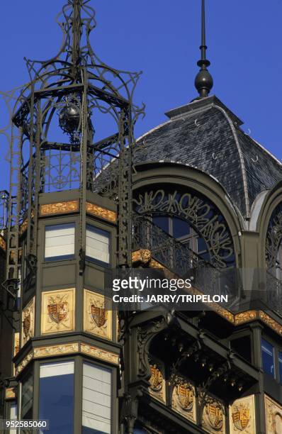 Art Nouveau, Musee des Instruments de musique, Place Royale, Bruxelles, region Wallonie, Belgique Art Nouveau, Musical Instruments Museum, Royale...