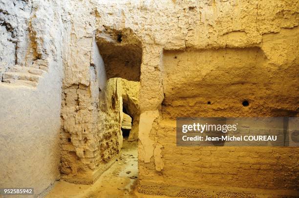 Mari archelogic site on March 14, 2008 was an ancient Sumerian and Amorite city, located 11 kilometers north-west of the modern town of Abu Kamal on...