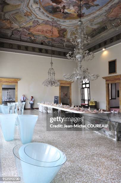The Museum of Glass is located in the Palazzo Giustinian.