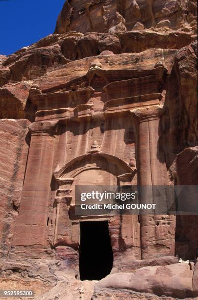 Site Nabateen de PETRA en Jordanie.