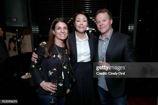 Ann Curry and Chris Licht attend the Showtime's World Premiere of The Fourth Estate at Tribeca Film Festival after party at THE PALM TRIBECA on April...