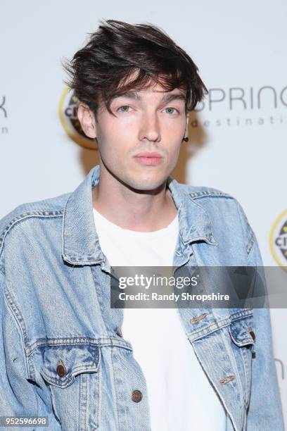 Eyelid Kid attends City Year Los Angeles' Spring Break: Destination Education at Sony Studios on April 28, 2018 in Los Angeles, California.