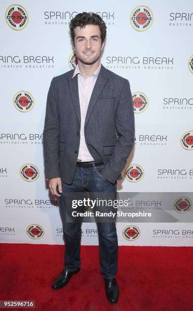 Beau Mirchoff attends City Year Los Angeles' Spring Break: Destination Education at Sony Studios on April 28, 2018 in Los Angeles, California.