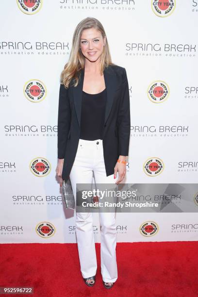 Adrianne Palicki attends City Year Los Angeles' Spring Break: Destination Education at Sony Studios on April 28, 2018 in Los Angeles, California.