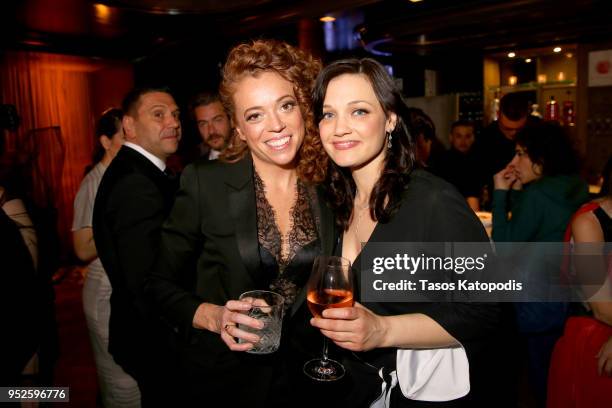 Michelle Wolf and Head Writer of The Break Christine Nangle attend the Celebration After the White House Correspondents' Dinner hosted by Netflix's...