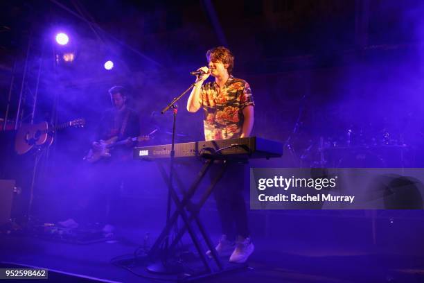 Charlie Puth performs at City Year Los Angeles' Spring Break: Destination Education at Sony Studios on April 28, 2018 in Los Angeles, California.