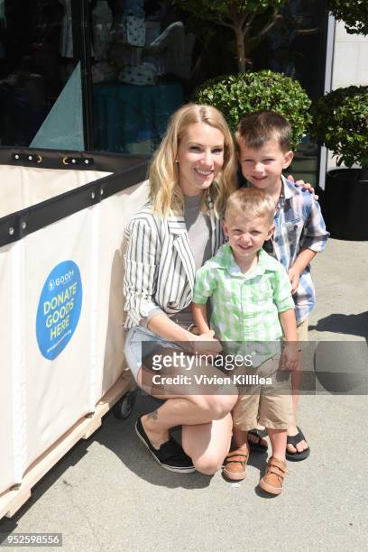 Heather Morris of "Glee" attends the We All Play by ShareWell at the future home of the Cayton Children's Museum at Santa Monica Place on April 28,...