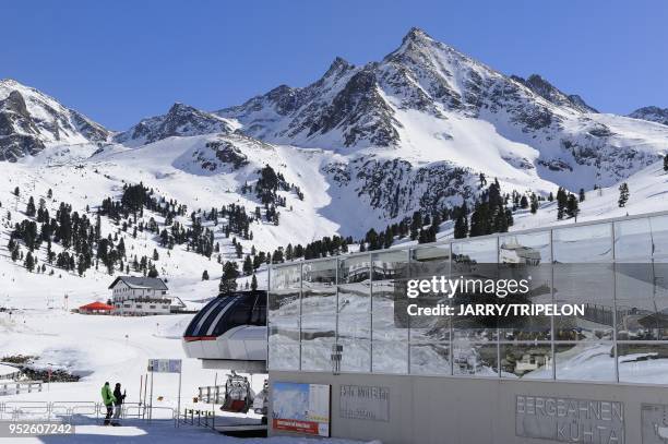 Chair lift, Kuhtai, Tirol region, Austria.