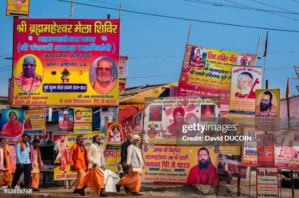 La foire de la spiritualité au Kumbh Mela, Allahabad, en Inde.