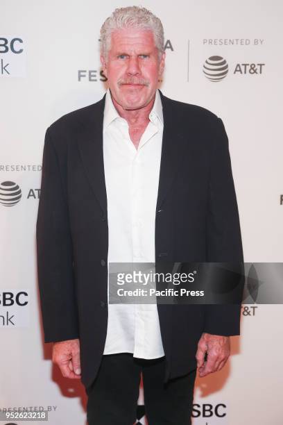Ron Perlman attends premiere of Disobedience during 2018 Tribeca Film Festival at BMCC.