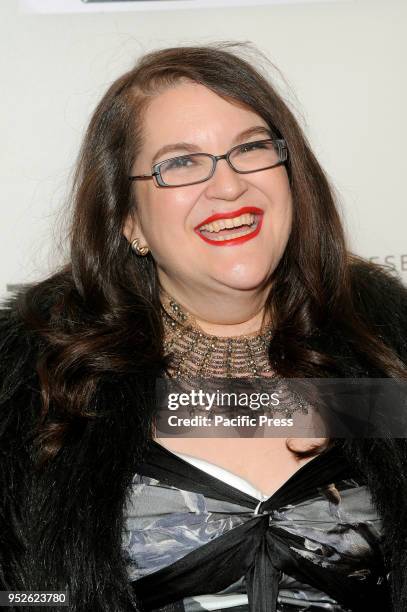 Naomi Alderman attends premiere of Disobedience during 2018 Tribeca Film Festival at BMCC.