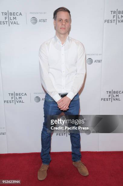 Florian Krugel attends premiere of The Dark during Tribeca Film Festivalat at Cinepolis Chelsea.