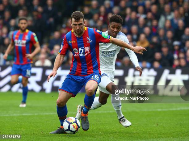 Crystal Palace's James McArthur during the Premiership League match between Crystal Palace and Leicester City at Selhurst Park, London, England on 28...