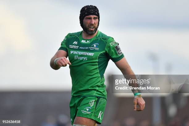 Galway , Ireland - 28 April 2018; John Muldoon of Connacht during the Guinness PRO14 Round 21 match between Connacht and Leinster at the Sportsground...