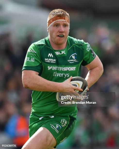 Galway , Ireland - 28 April 2018; Shane Delahunt of Connacht during the Guinness PRO14 Round 21 match between Connacht and Leinster at the...