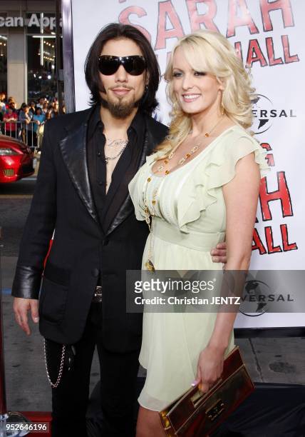 Dave Navarro and Stormy Daniels arrive to the World Premiere of "Forgetting Sarah Marshall" held at the Grauman's Chinese Theater in Hollywood,...