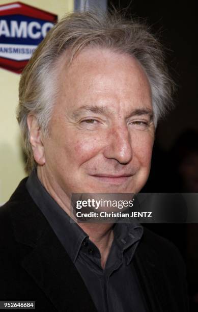 Alan Rickman at the Los Angeles Premiere of 'Noble Son' held at the Egyptian Theater in Hollywood, California, United States.