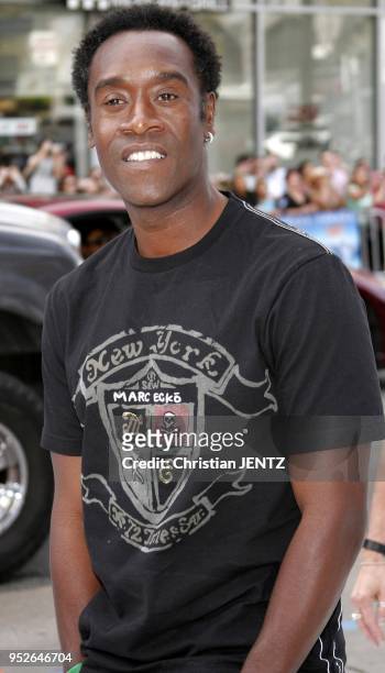 Hollywood - Don Cheadle attends the World Premiere of "Happy Feet" held at the Grauman's Chinese Theatre in Hollywood, California, on November 12,...