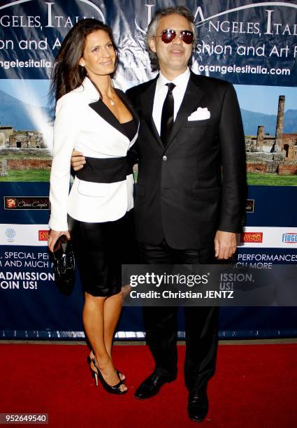 Hollywood - Andrea Bocelli and wife Enrica at the Los Angeles Premiere of "Andrea Bocelli The Story Behind the Voice" held at the Grauman's Chinese...