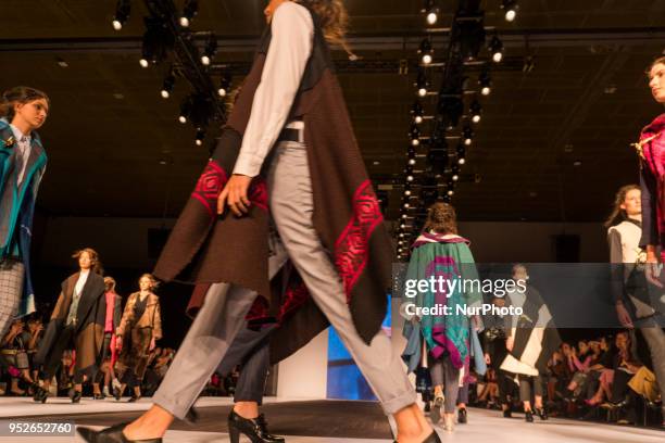 Opening at Bogotá Fashion Week 2018 was attended by Colombian Adriana Santacruz