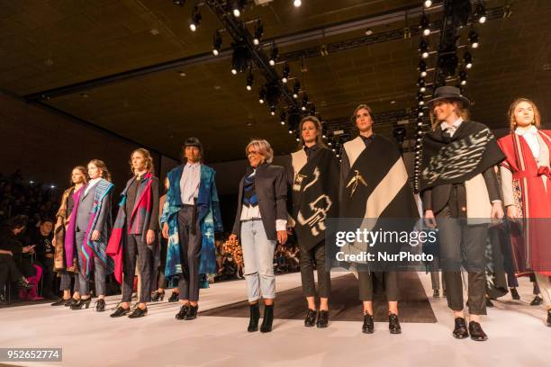 Opening at Bogotá Fashion Week 2018 was attended by Colombian Adriana Santacruz