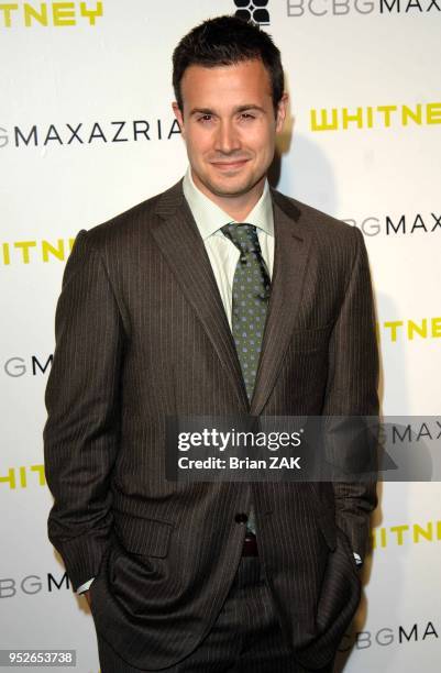 Freddie Prinze Jr arrives to the Whitney Contemporaries hosts ART PARTY benefiting the Whitney Museum of American Art's Independent Study Program...