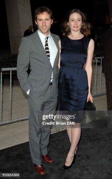 Alessandro Nivola and Emily Mortimer arrive to the American Premiere of 'PARIS JE T'AIME' held at the Paris Theater, New York City BRIAN ZAK.