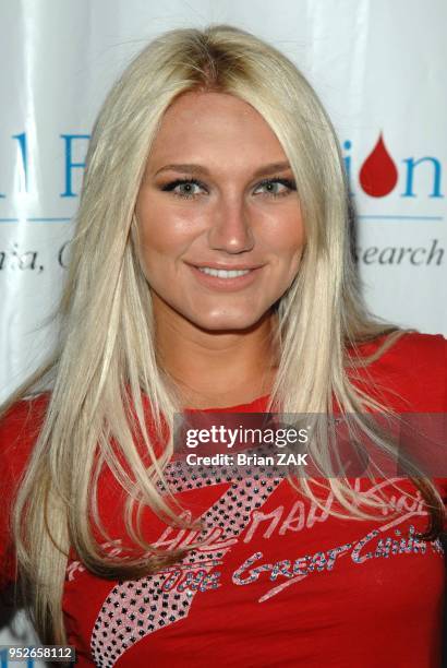 Brooke Hogan arrives to the 8th Annual TJ Martell Foundation Family Day held at Roseland Ballroom, New York City BRIAN ZAK.