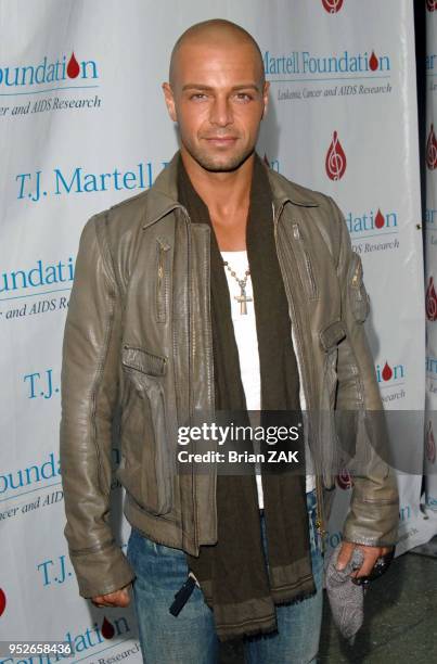 Joey Lawrence arrives to the 8th Annual TJ Martell Foundation Family Day held at Roseland Ballroom, New York City BRIAN ZAK.