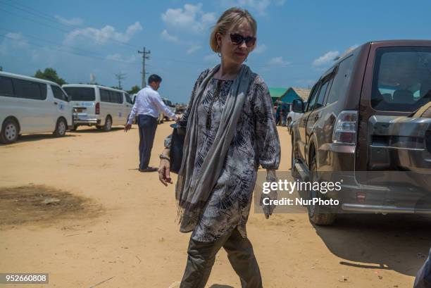 Member of UN security council reached at Cox's Bazar in Bangladesh to visit Rohingya camp on 29 April, 2018. UN Security Council team went to...