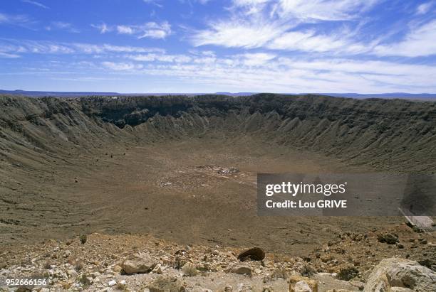 The largest meteor made crater in the world, near Flagstaff, made 49000 years ago.