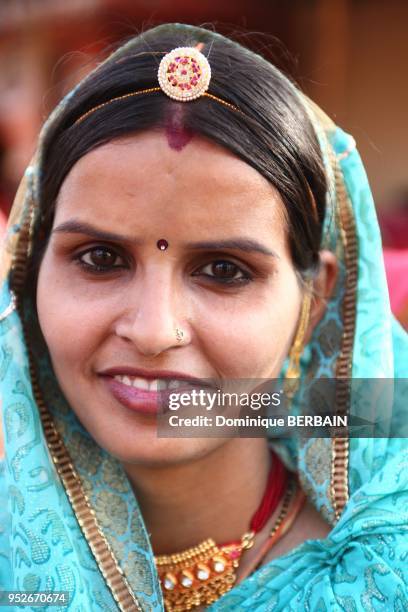 Femme indienne Radjasthan Inde.